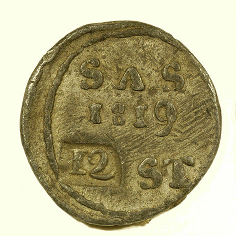 Bakenlood van Strijen Sas, 1819